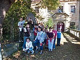 Žáci místní ZŠ na zámku - 3.10.2011